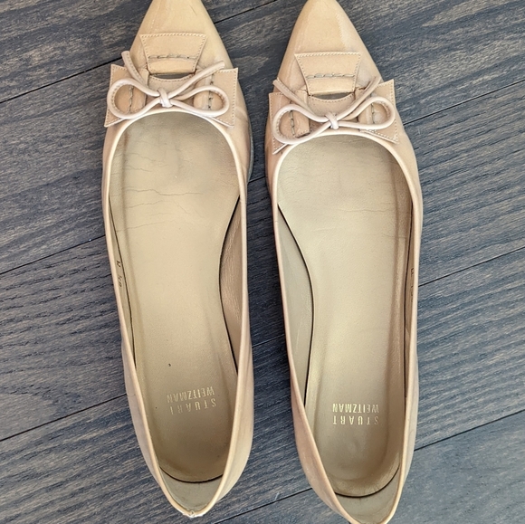 Tan Stuart Weitzman Flats - Picture 1 of 6